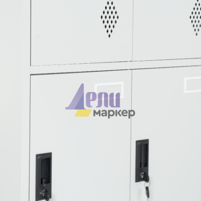 Метален шкаф Carmen CR-1244 GR - сив