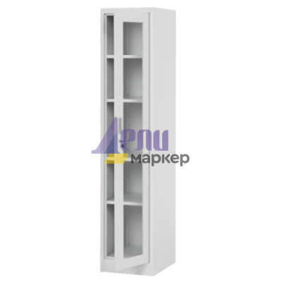 Метален шкаф Carmen CR-1001 GR - сив