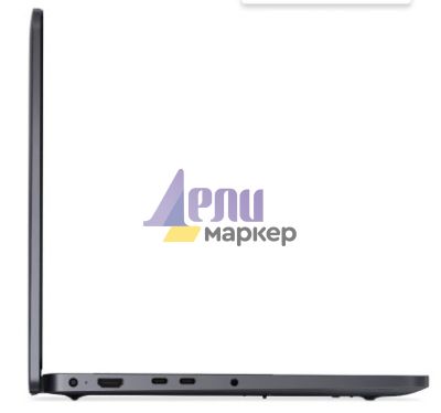 Лаптоп Dell Pro 14 PC14250, Intel Ultra 7 265U vPro (12 TOPS NPU, 12 cores, up to 5.3 GHz), 14" FHD+(1920x1200) 300nits AG, 16 GB: 1x16 GB, DDR5, 5600 MT/s, 512 GB SSD, Intel Graphics, FHD HDR IR Cam and Mic, Wi-Fi 6E, FPR, Backlit Kb, Win11 Pro, Platinum