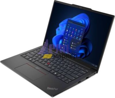 Лаптоп Lenovo ThinkPad E14 Gen 6 AMD, AMD Ryzen 7 7735HS (up to 4.75GHz, 20MB), 32GB(16+16) DDR5-4800, 1TB SSD, 14" WUXGA (1920x1200) IPS AG, AMD Radeon 680M Graphics, FHD&IR Cam, Backlit KB, Black, WLAN, BT, 3cell, FPR, Win11 Pro, 3Y Onsite