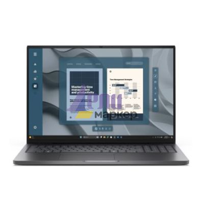 Лаптоп Dell Pro 16 PC16255, AMD Ryzen 5 PRO 230 (22 MB, 6C, up to 4.9 GHz, 16 TOPS NPU), 16.0" FHD+(1920x1200) IPS, AG, 300nits, 1x16 GB, DDR5, 5600 MT/s, 1 TB SSD, AMD Radeon 760M, FHD HDR+IR Cam and Mic, Wi-Fi 6E, FPR, Backlit Kb, Win 11 Pro, 3Y PS, Mag