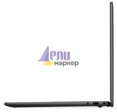 Лаптоп Dell 16 DC16250, Intel Core 5 120U (10 cores, up to 5.0 GHz), 16.0" FHD+(1920x1200) AG, 300nits, 16GB, 2x8GB, DDR5, 5200 MT/s, 512GB M.2 PCIe, Intel Graphics, Cam, FPR, Wi-Fi 6, Backlit Kb, Ubuntu, Carbon Black, 3Y PS