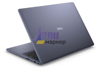 Лаптоп Dell 16 DC16251, Intel Core 7 150U (10 cores, up to 5.4 GHz), 16.0" FHD+(1920x1200) AG 300nits, 16GB, 2x8GB, DDR5, 5200 MT/s, 512GB M.2 PCIe, Intel Graphics, Cam, FPR, Wi-Fi 6E, Backlit Kb, Ubuntu, Midnight Blue,Aluminium, 3Y PS