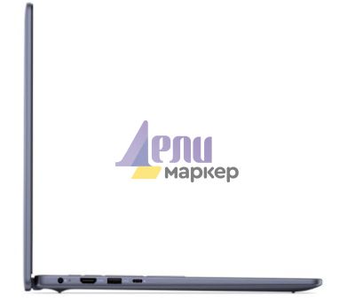 Лаптоп Dell 16 DC16251, Intel Core 7 150U (10 cores, up to 5.4 GHz), 16.0" FHD+(1920x1200) AG 300nits, 16GB, 2x8GB, DDR5, 5200 MT/s, 512GB M.2 PCIe, Intel Graphics, Cam, FPR, Wi-Fi 6E, Backlit Kb, Ubuntu, Midnight Blue,Aluminium, 3Y PS