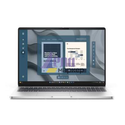 Лаптоп Dell Pro 16 PC16255, AMD Ryzen AI 7 350 (24 MB, 8C, up to 5.0 GHz), 16.0" FHD+(1920x1200) IPS, AG, 300nits, 16 GB, DDR5, 5600 MT/s, 512 GB SSD, AMD Radeon 860M, FHD HDR + IR Cam and Mic, Wi-Fi 6E, FPR, Backlit Kb, Win 11 Pro, 3Y PS, Platinum silver