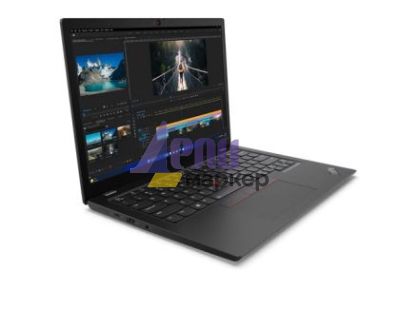 Лаптоп Lenovo ThinkPad L13 G5 Intel Core Ultra 5 125U (up to 4.3GHz, 12MB), 16GB LPDDR5-6400, 512GB SSD, 13.3" WUXGA (1920x1200) IPS AG, Intel Graphics, FHD&IR Cam, Backlit KB, Black, WLAN, BT, 4cell, SCR, FPR, Win11Pro, 3Y Onsite