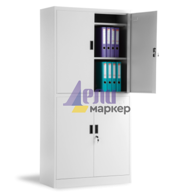 Метален шкаф CARMEN CR-1246 GRZ - сив