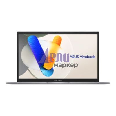 Лаптоп Asus Vivobook X1504VA-BQ2910, Intel 5 120U 1.4 GHz (12MB Cache, up to 5.0 GHz, 10 cores, 12 Threads), 15.6" FHD,(1920x1080),16GB DDR4, SSD 1TB,Backlit Chiclet Keyboard, No OS, Cool Silver