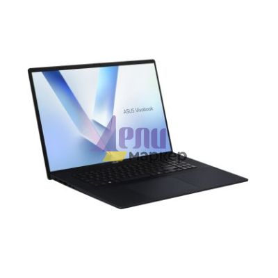 Лаптоп Asus Vivobook M1807HA-S8025, AMD Ryzen 7 260 P 3.8GHz (24MB Cache, up to 5.1 GHz, 8 cores, 16 Threads) up to 16TOPS, 18.4"  WUXGA(WU) 1920x1200 16:10 Bend+300nits AG, IPS 144 Hz,16GB DDR5 ( on BD),1TB SSD,Backlit Keyboard , NO OS,  Quiet Blue