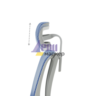 Ергономичен стол ERGOHUMAN IOO ULTRA - сива рамка - син
