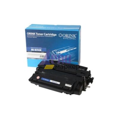 Тонер касета универсална Black HP no. 55X CE255X CRG-724H PREMIUM Съвместим консуматив, голям капацитет 12 500 стр.