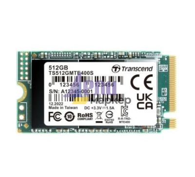 Твърд диск Transcend 512GB, M.2 2242, PCIe Gen3x4, NVMe, 3D TLC, DRAM-less