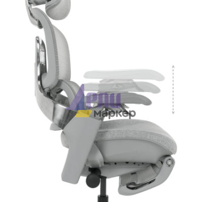 Ергономичен стол DOLE W - сив