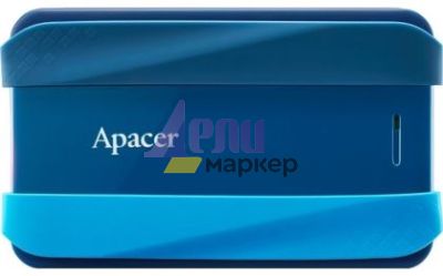Твърд диск Apacer AC533, 2TB 2.5" SATA HDD USB 3.2 Portable Hard Drive Plastic / Rubber Vibrant blue