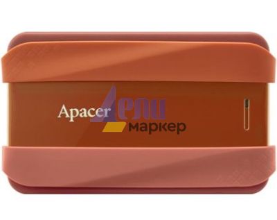 Твърд диск Apacer AC533, 1TB 2.5" SATA HDD USB 3.2 Portable Hard Drive Plastic / Rubber Garnet red