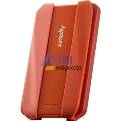 Твърд диск Apacer AC533, 1TB 2.5" SATA HDD USB 3.2 Portable Hard Drive Plastic / Rubber Garnet red