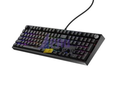 Клавиатура Genesis Mechanical Gaming Keyboard Thor 404 Black RGB Backlight Gateron Yellow Pro, US Layout