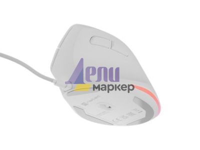 Мишка Natec Vertical Mouse Crake 2 Pro 12800DPI Optical White