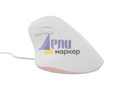 Мишка Natec Vertical Mouse Crake 2 Pro 12800DPI Optical White