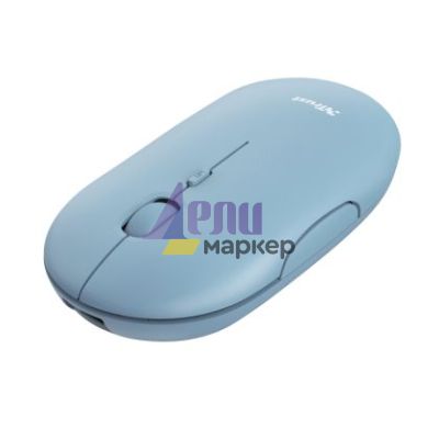 Мишка TRUST Puck Wireless & BT Rechargeable Mouse Blue