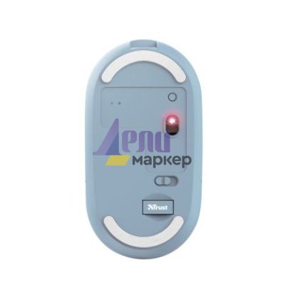 Мишка TRUST Puck Wireless & BT Rechargeable Mouse Blue