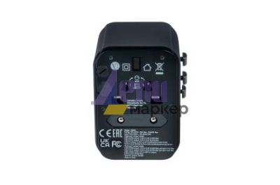 Адаптер Verbatim UTA-03 Universal Travel Adapter with 1 x USB-C PD 30W & QC 3.0 / 2 x USB-C / 2 x USB-A