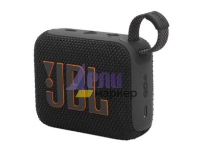 Тонколони JBL GO 4 BLK Ultra-portable waterproof and dustproof Speaker