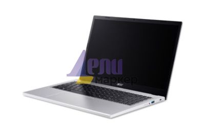Лаптоп Acer Aspire Go 15, AG15-71P-72V9, Intel Core i7-13620H (up to 4.90GHz, 24MB), 15.6" FHD (1920x1080) IPS slim bezel LCD, 1*16GB DDR5 4600MHz (1 slot free), 512GB PCIe NVMe SSD, Intel UMA, FHD Cam, WiFi 6, BT 5.2, Kbd, No OS, Pure Silver
