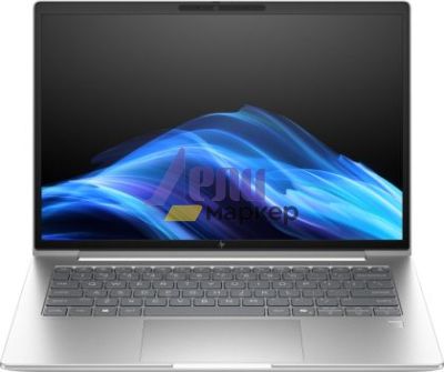 Лаптоп HP EliteBook 6 G1i AI 16" Pike Silver, Ultra 7-255U (up to 5.2GH/12MB/12C), 16" WUXGA AG 300nits, 16GB 5600Mhz 1DIMM, 512MB PCIe SSD, WiFi 7 + BT 5.4, FPR, Smart Card Reader, Backlit Kbd, 3C Batt, Win 11 Pro, 3Y Offsite