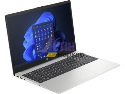 Лаптоп HP 250 G10 Turbo silver, Core i3-1315U(up to 4.5Ghz/10MB/6C), 15.6" FHD IPS AG + WebCam, 8GB 3200Mhz 1DIMM, 512GB PCI SSD, Wi-Fi 6 +BT 5.3, 3C Long Life Batt, Free Dos