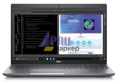 Лаптоп Dell Precision 3580, Intel Core i7-1355U (12 MB, 10 cores, 1.7 GHz to 5.0 GHz), 15.6" FHD (1920x1080), 250 nits, WWAN, RGB Cam, 16 GB, 1 x 16 GB, DDR4, 3200 MT/s, 512 GB M.2 PCIe x4 NVMe, Intel Integrated Graphics, Wi-Fi 6E, FPR, Backlit, Win 11 Pr