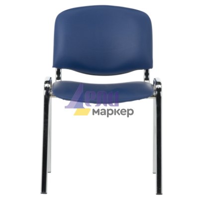 Посетителски стол Carmen 1135-1 LUX - тъмносин SC