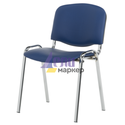 Посетителски стол Carmen 1135-1 LUX - тъмносин SC