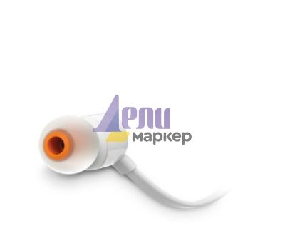 Слушалки JBL T110 WHT In-ear headphones