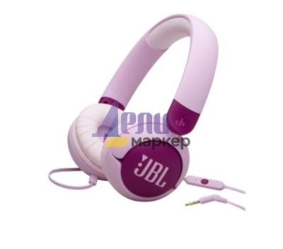 Слушалки JBL JR320 Wired on-ear kids headphones, Purple