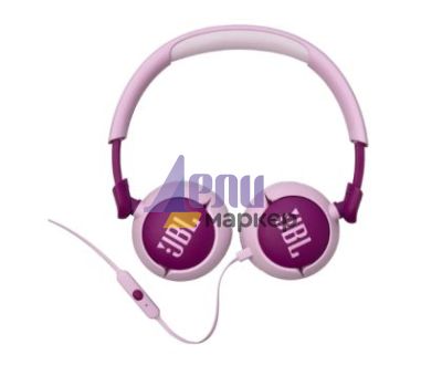 Слушалки JBL JR320 Wired on-ear kids headphones, Purple