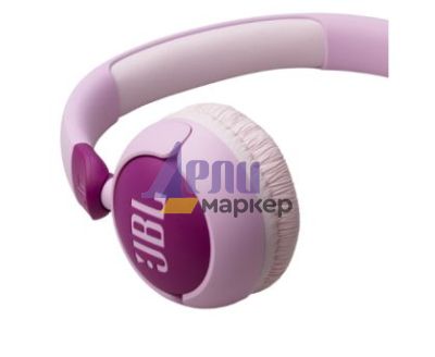 Слушалки JBL JR320 Wired on-ear kids headphones, Purple