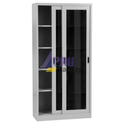 Метален шкаф Carmen CR-1267 JM - сив