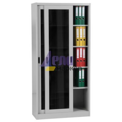 Метален шкаф Carmen CR-1267 JM - сив