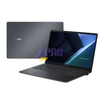 Лаптоп Asus ExpertBook B1,  B1503CVA-S74691,Intel i5-13420H 2.1 GHz (12MB Cache, up to 4.6 GHz, 8 cores, 12 Threads), 15.6" FHD IPS(1920x1080) AG, Intel UHD Graphics, DDR4 16GB ( 16GB DDR5 on board ). (1 slot free), 512GB M.2 G4, Wi-Fi 6. Bluetooth 5.4,VG