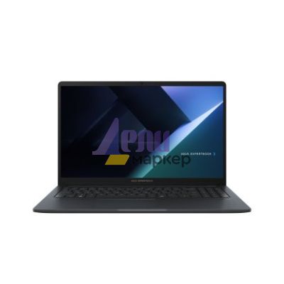 Лаптоп Asus ExpertBook B1,  B1503CVA-S74691,Intel i5-13420H 2.1 GHz (12MB Cache, up to 4.6 GHz, 8 cores, 12 Threads), 15.6" FHD IPS(1920x1080) AG, Intel UHD Graphics, DDR4 16GB ( 16GB DDR5 on board ). (1 slot free), 512GB M.2 G4, Wi-Fi 6. Bluetooth 5.4,VG
