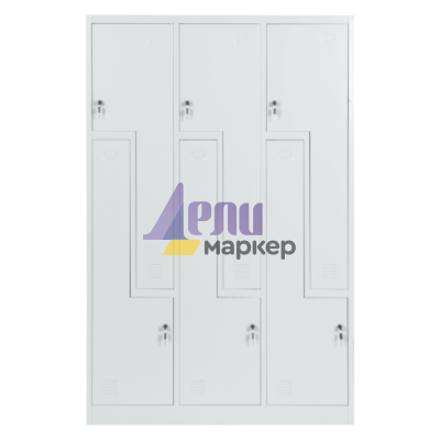 Метален шкаф Carmen CR-1294 K - сив