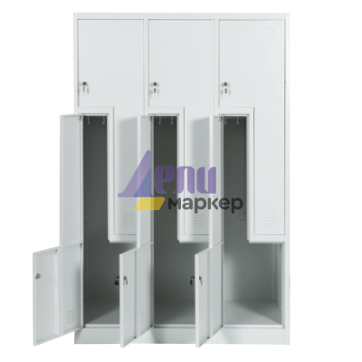 Метален шкаф Carmen CR-1294 K - сив