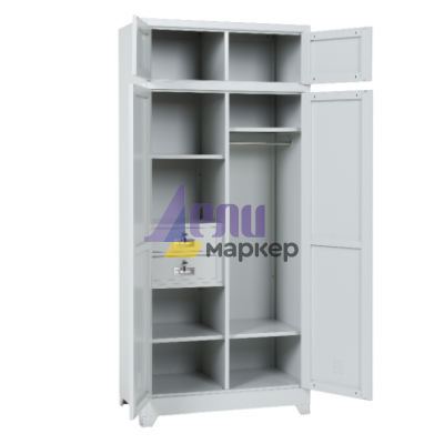 Метален шкаф Carmen CR-1229 GR - сив