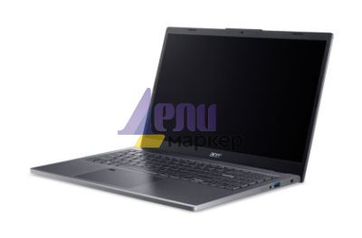 Лаптоп Acer Extensa 15, EX215-56-703B, Intel Core 7 150U (up to 5.40GHZ, 12MB), 15.6" FHD (1920X1080) IPS, 16GB LPDDR5, 1TB SSD, Intel Graphics, FHD cam, Wi-Fi 6e, BT 5.3, no OS, Steel Gray