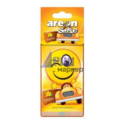 Ароматизатор за кола Ареон Smile Ванилия, хартиен