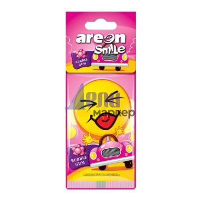 Ароматизатор за кола Ареон Smile Дъвка, хартиен