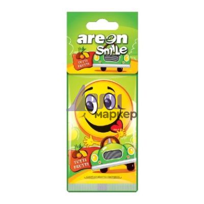Ароматизатор за кола Ареон Smile Тути Фрути, хартиен