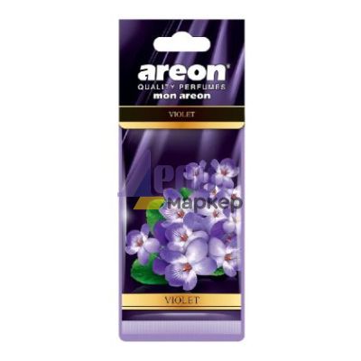 Ароматизатор за кола Ареон Мон Виолет, хартиен