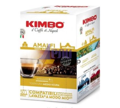 Кафе капсула Kimbo Amalfi 50 бр., съвместими с A Modo Mio